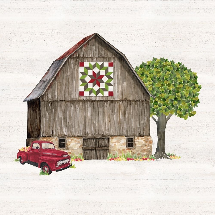 Picture of SPRING AND SUMMER BARN QUILT II