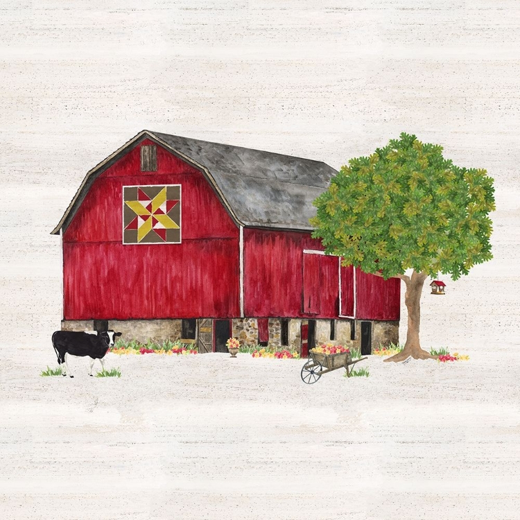 Picture of SPRING AND SUMMER BARN QUILT III