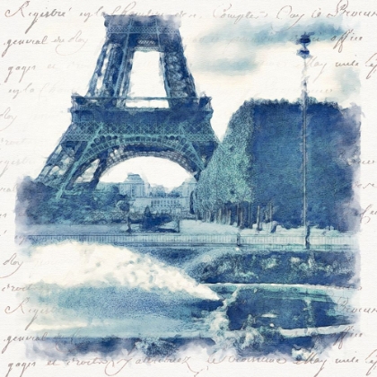 Picture of PARIS  IN BLUE I