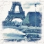 Picture of PARIS  IN BLUE I