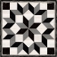 Picture of BLACK AND  WHITE QUILT BLOCK I