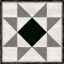 Picture of BLACK  AND WHITE QUILT BLOCK IV