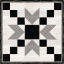 Picture of BLACK  AND WHITE QUILT BLOCK XI