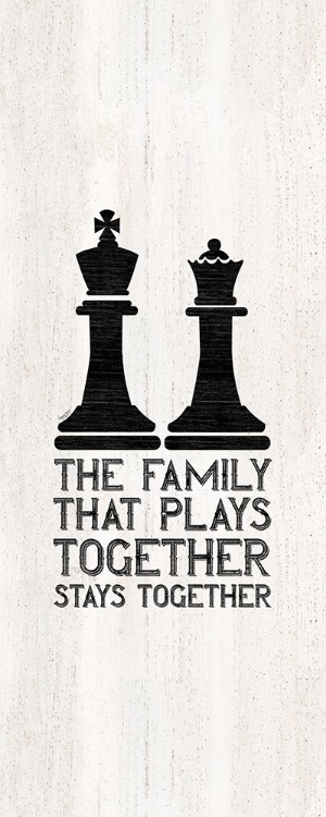 Picture of CHESS SENTIMENT VERTICAL II-FAMILY