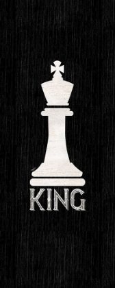 Picture of CHESS PIECE VERTICAL BLACK I-KING