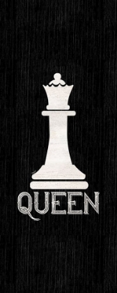 Picture of CHESS PIECE VERTICAL BLACK II-QUEEN