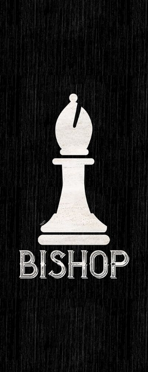 Picture of CHESS PIECE VERTICAL BLACK III-BISHOP