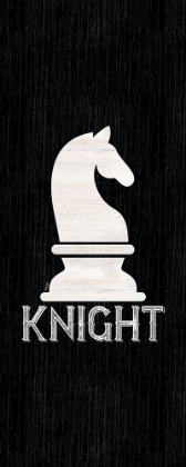 Picture of CHESS PIECE VERTICAL BLACK IV-KNIGHT