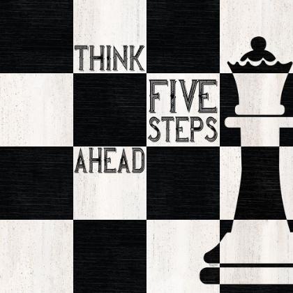 Picture of CHESSBOARD SENTIMENT II-FIVE STEPS