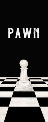 Picture of RATHER BE PLAYING CHESS PIECES WHITE PANEL I-PAWN