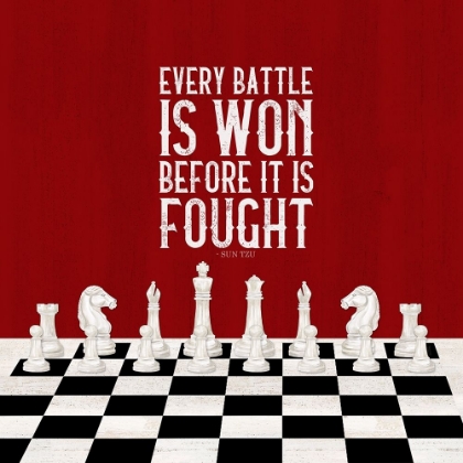 Picture of RATHER BE PLAYING CHESS RED I-EVERY BATTLE
