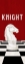 Picture of RATHER BE PLAYING CHESS PIECES RED PANEL III-KNIGHT