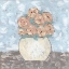 Picture of SKETCHY FLORAL VASE