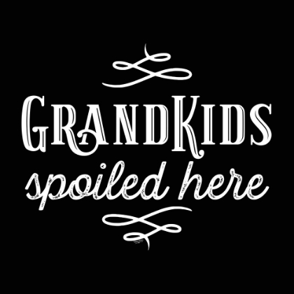 Picture of GRANDPARENT LIFE BLACK XII-SPOILED HERE