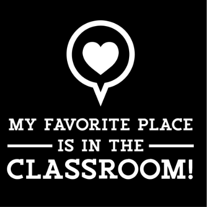 Picture of TEACHER TRUTHS BLACK V-FAVORITE PLACE