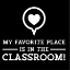 Picture of TEACHER TRUTHS BLACK V-FAVORITE PLACE