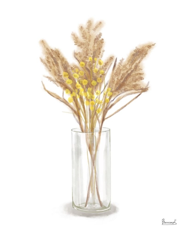 Picture of DRIED  FLOWER YELLOW IV
