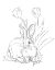 Picture of BUNNY  SKETCH TULIP