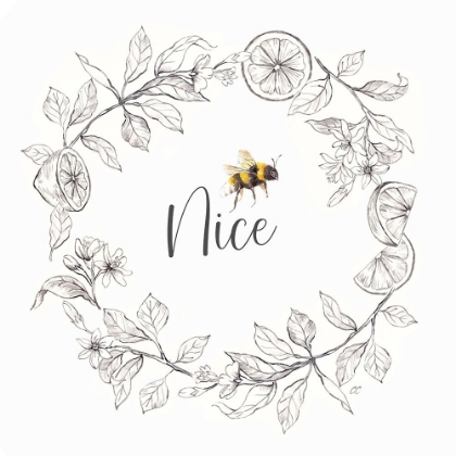 Picture of BEE  SENTIMENT WREATH III-NICE