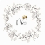 Picture of BEE  SENTIMENT WREATH III-NICE