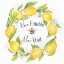 Picture of LEMONS  AND BEES SENTIMENT I
