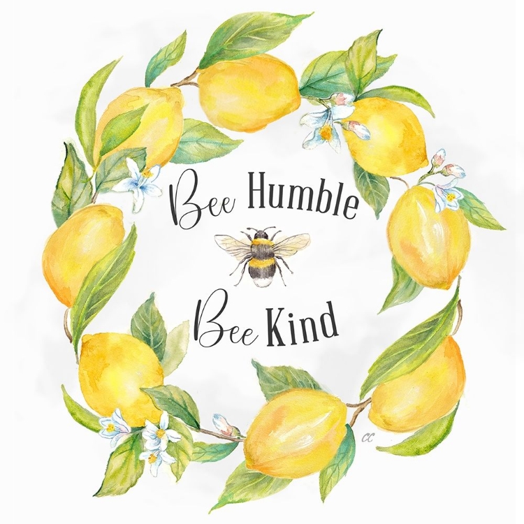 Picture of LEMONS  AND BEES SENTIMENT I