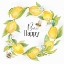 Picture of LEMONS  AND BEES SENTIMENT II