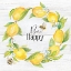 Picture of LEMONS  AND BEES SENTIMENT WOODGRAIN II