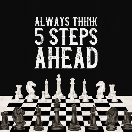 Picture of RATHER  BE PLAYING CHESS III-5 STEPS AHEAD