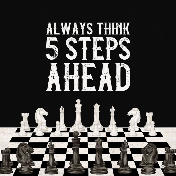 Picture of RATHER  BE PLAYING CHESS III-5 STEPS AHEAD