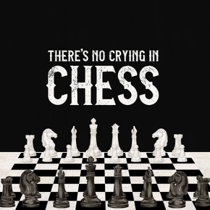 Picture of RATHER  BE PLAYING CHESS V-NO CRYING