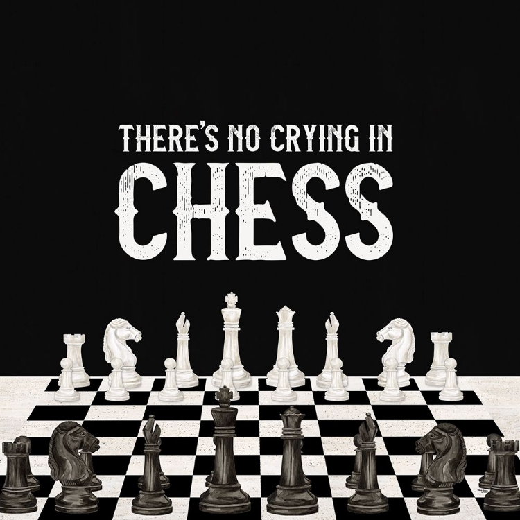 Picture of RATHER  BE PLAYING CHESS V-NO CRYING