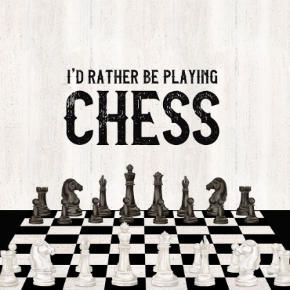 Picture of RATHER  BE PLAYING CHESS VI-RATHER BE