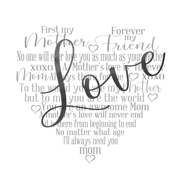 Picture of MOTHERS DAY HEART SENTIMENT-LOVE