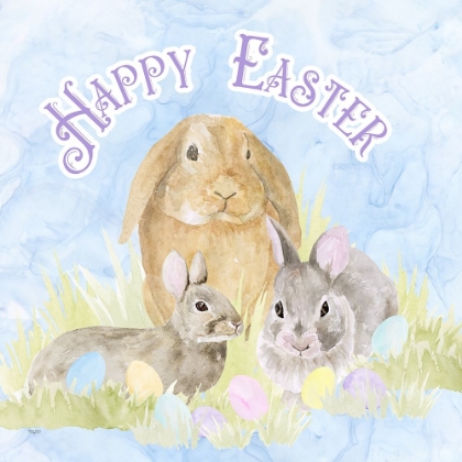 Picture of FARMHOUSE  EASTER SENTIMENT VII-EASTER RABBITS