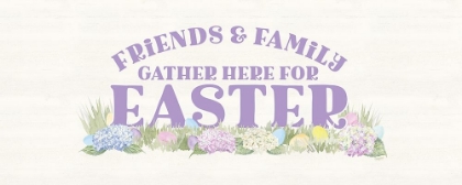 Picture of FARMHOUSE  EASTER SENTIMENT PANEL-GATHER