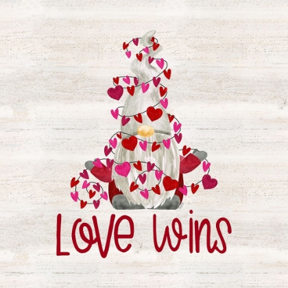 Picture of VALENTINE  GNOMES VII-LOVE WINS