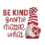 Picture of VALENTINE  GNOMES ON WHITE IX-BE KIND