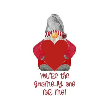 Picture of VALENTINE  GNOMES ON WHITE X-GNOMELY ONE