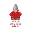Picture of VALENTINE  GNOMES ON WHITE X-GNOMELY ONE