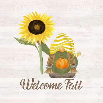 Picture of FALL GNOMES SENTIMENT III-WELCOME FALL
