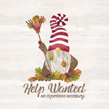 Picture of FALL GNOMES SENTIMENT IV-HELP WANTED