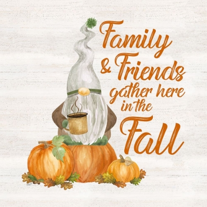 Picture of FALL GNOMES SENTIMENT V-FAMILY AND FRIENDS