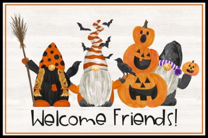 Picture of GNOMES OF HALLOWEEN LANDSCAPE II-WELCOME FRIENDS