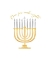 Picture of HANUKKAH LIGHTS PORTRAIT II-ONE FOR EACH NIGHT