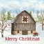 Picture of CHRISTMAS BARN I