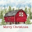 Picture of CHRISTMAS BARN III