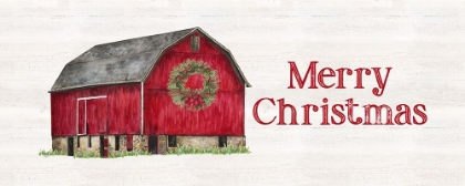 Picture of CHRISTMAS BARN PANEL III