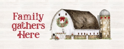 Picture of CHRISTMAS BARN PANEL IV