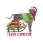 Picture of DOG DAYS OF CHRISTMAS ICON II-MERRY CHRISTMAS